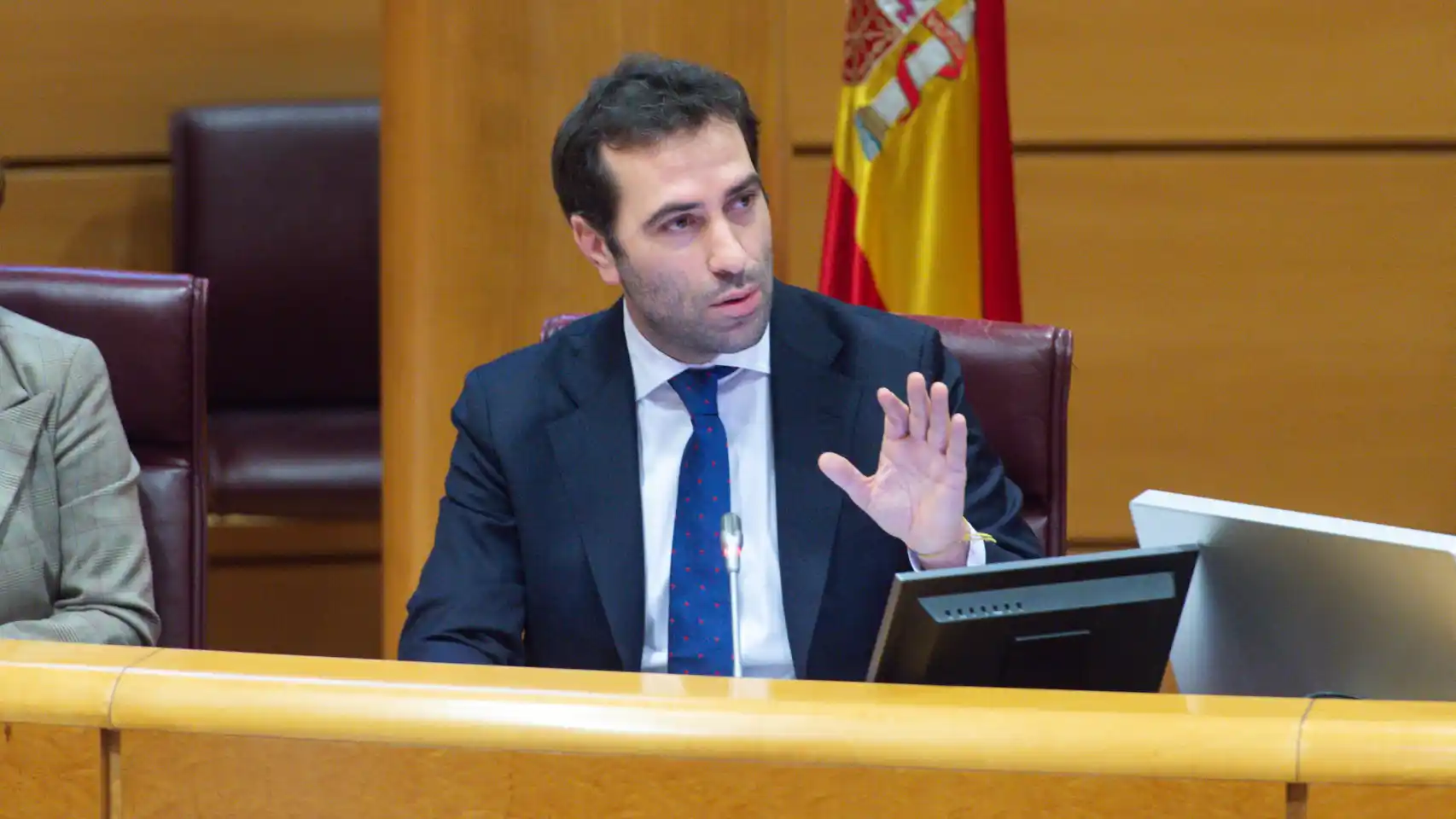 Carlos Cuerpo, ministro de Economía, Comercio y Empresa, en el Senado. Gustavo Valiente / Europa Press