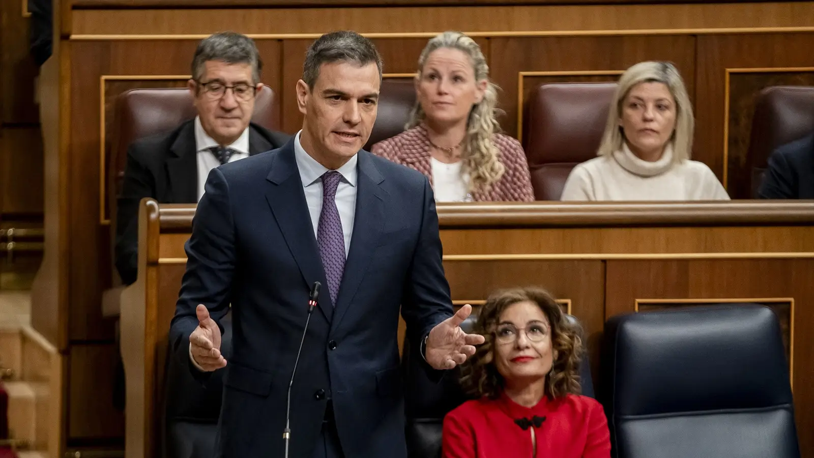 El presidente del Gobierno, Pedro Sánchez, durante una intervención en el Congreso de los Diputados | Europa Press