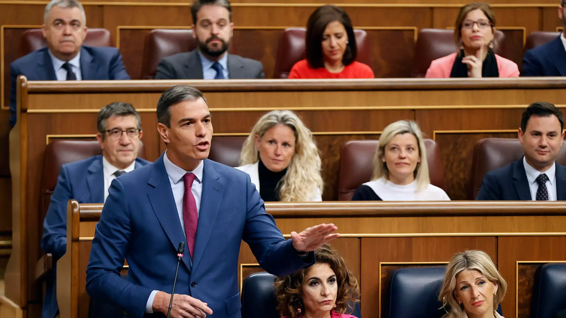 Pedro Sánchez en el Parlamento