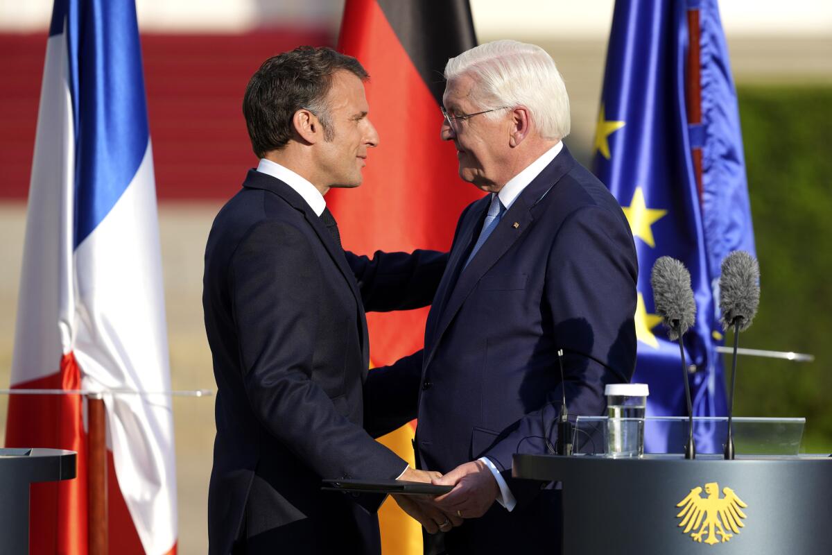 Macron y Steinmeier