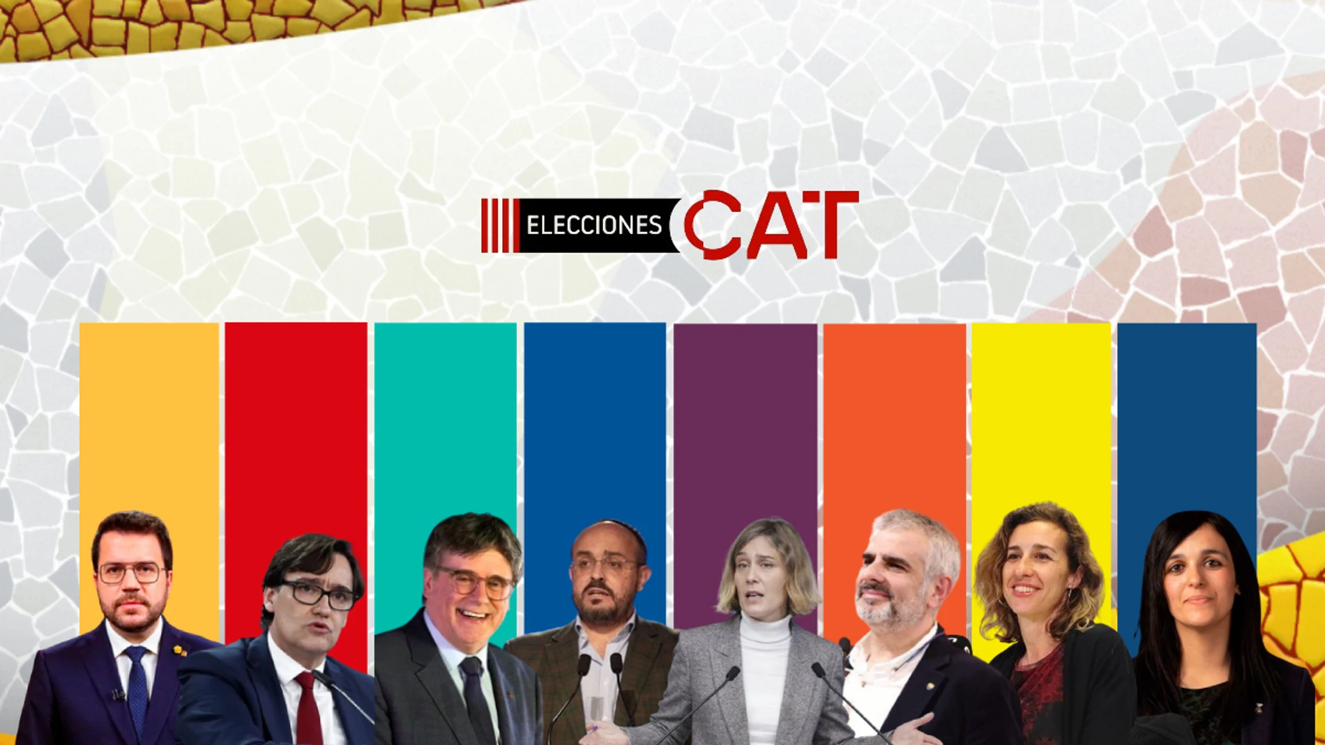 Candidatos elecciones en Cataluña