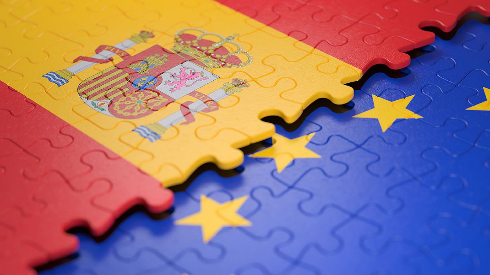 Puzzle de España y Europa