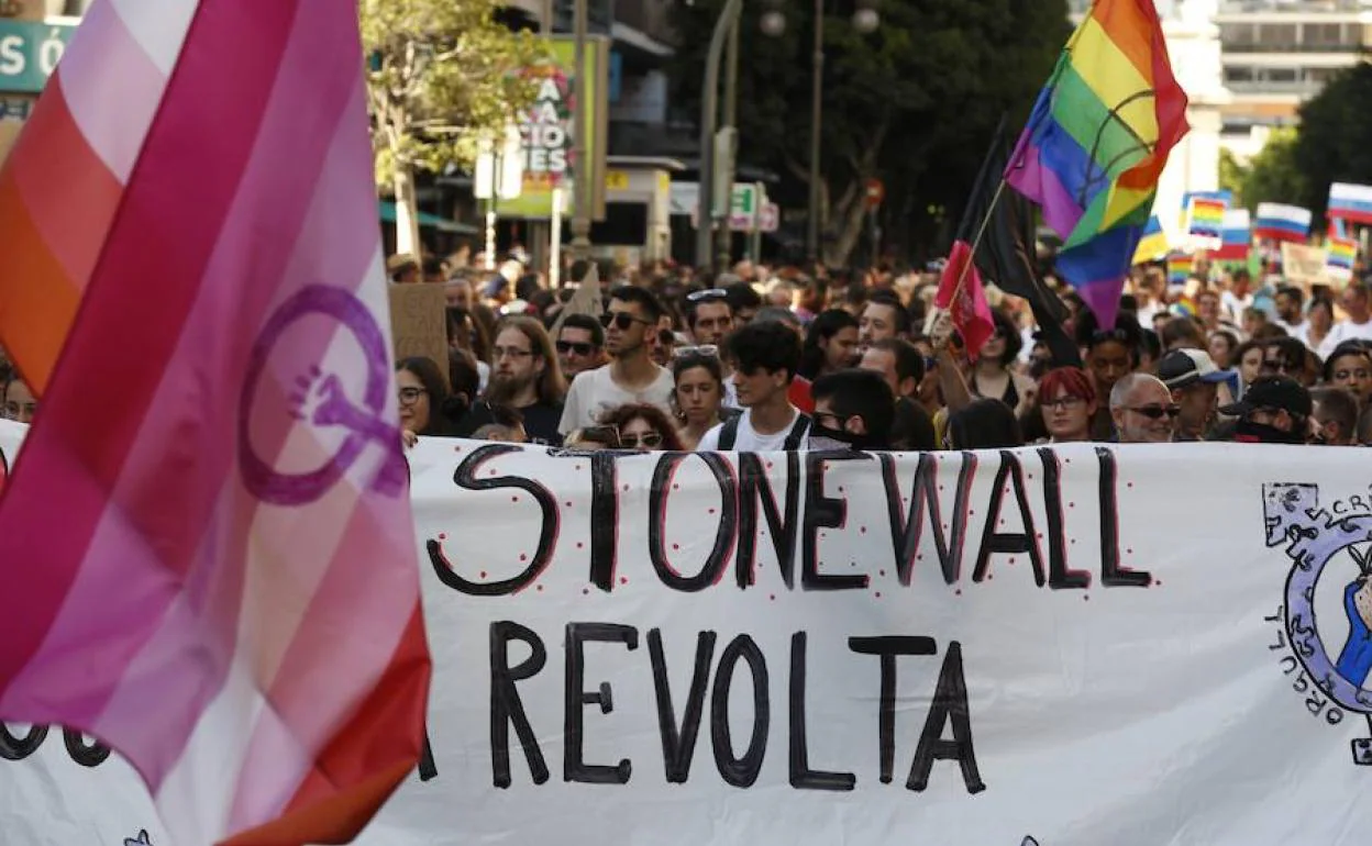 Stonewall manifestación en recuerdo