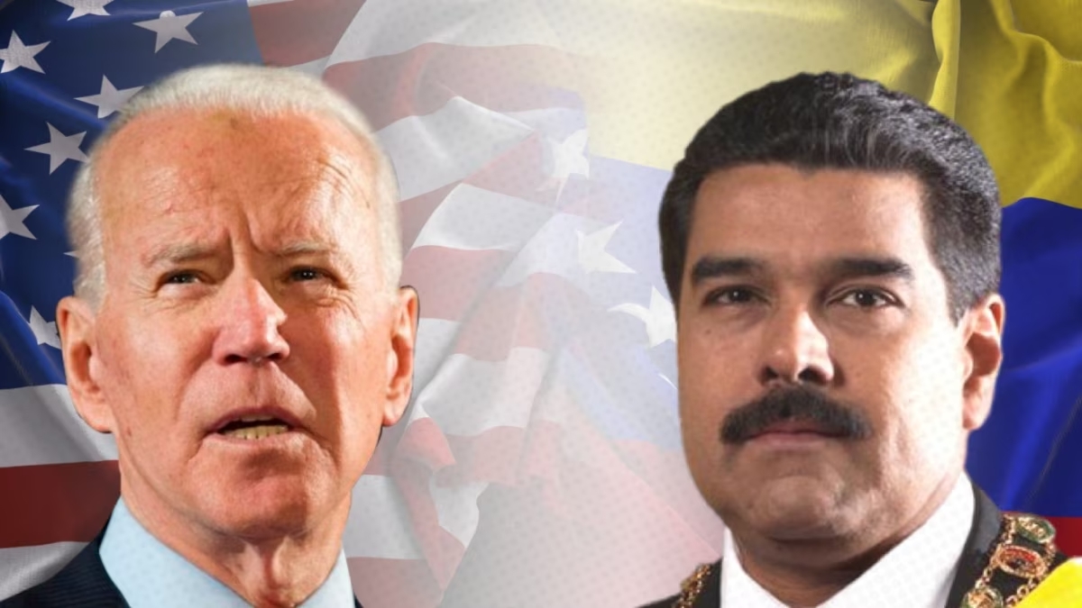 Biden y Nicolás Maduro