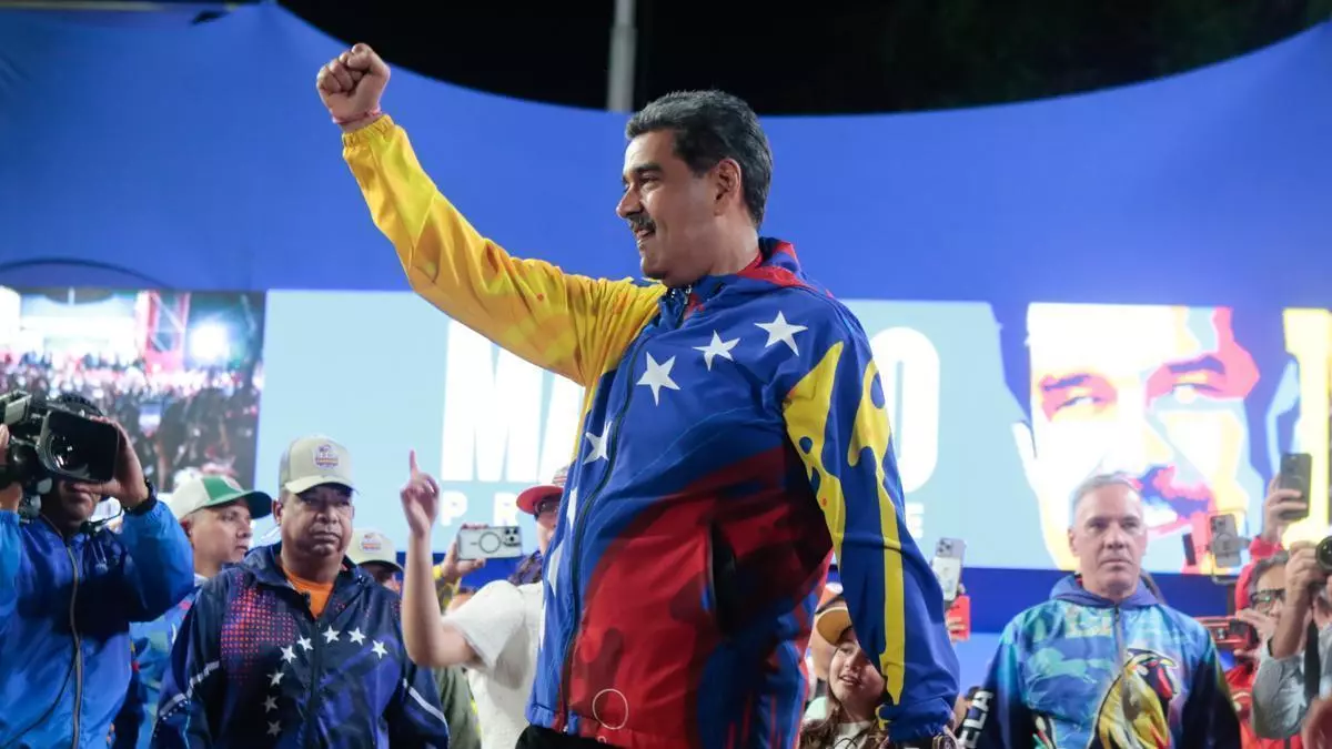 Maduro celebra su reelección el 28 de julio de 2024 Prensa Miraflores / dpa