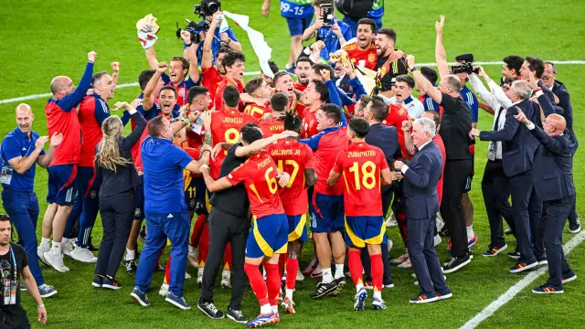 España celebra la cuarta EurocopaANP via Getty Images