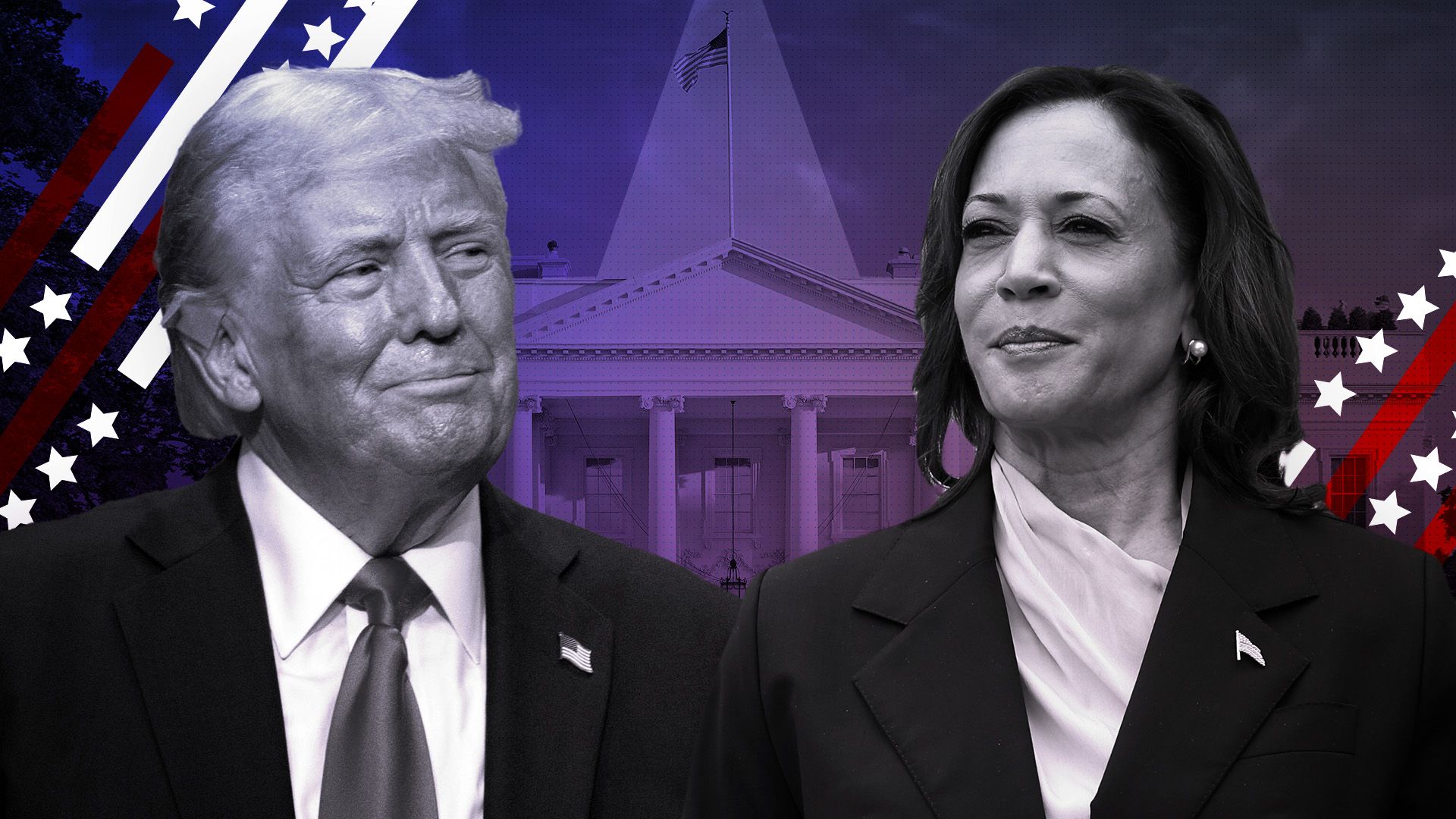 Edit de Kamala Harris y Donald Trump