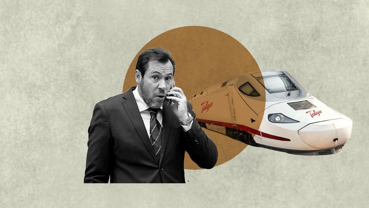 El ministro de transportes y un Talgo