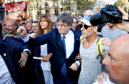 Puigdemont en España