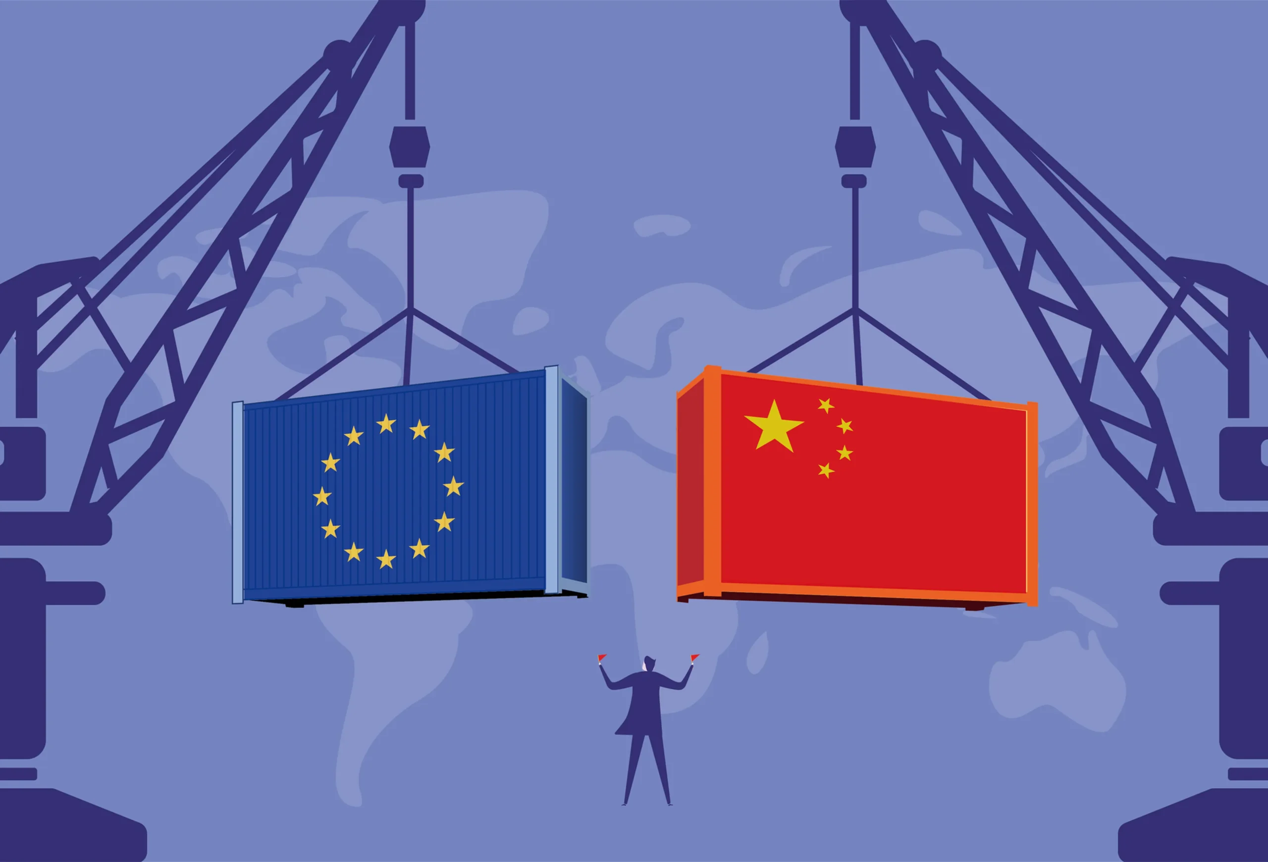 Edit de comercio entre Europa y China