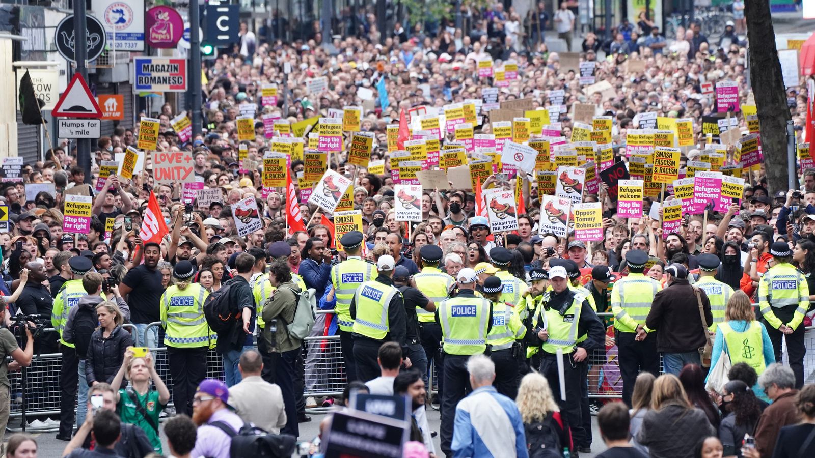 Las protestas en Londres