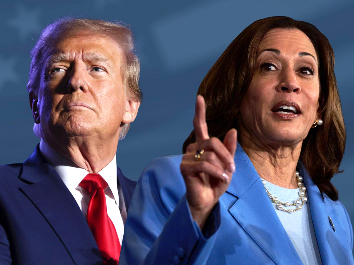 Trump y Kamala Harris