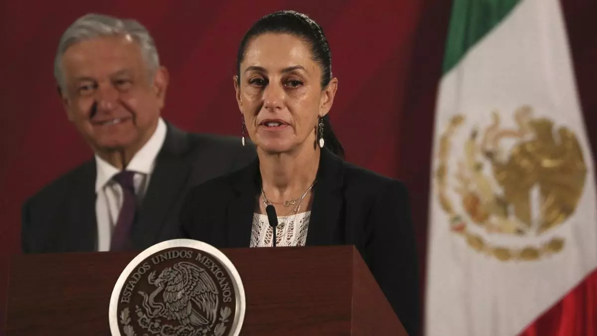 Andrés Manuel López Obrador y Claudia Sheinbaum, en una imagen de archivo. / AP