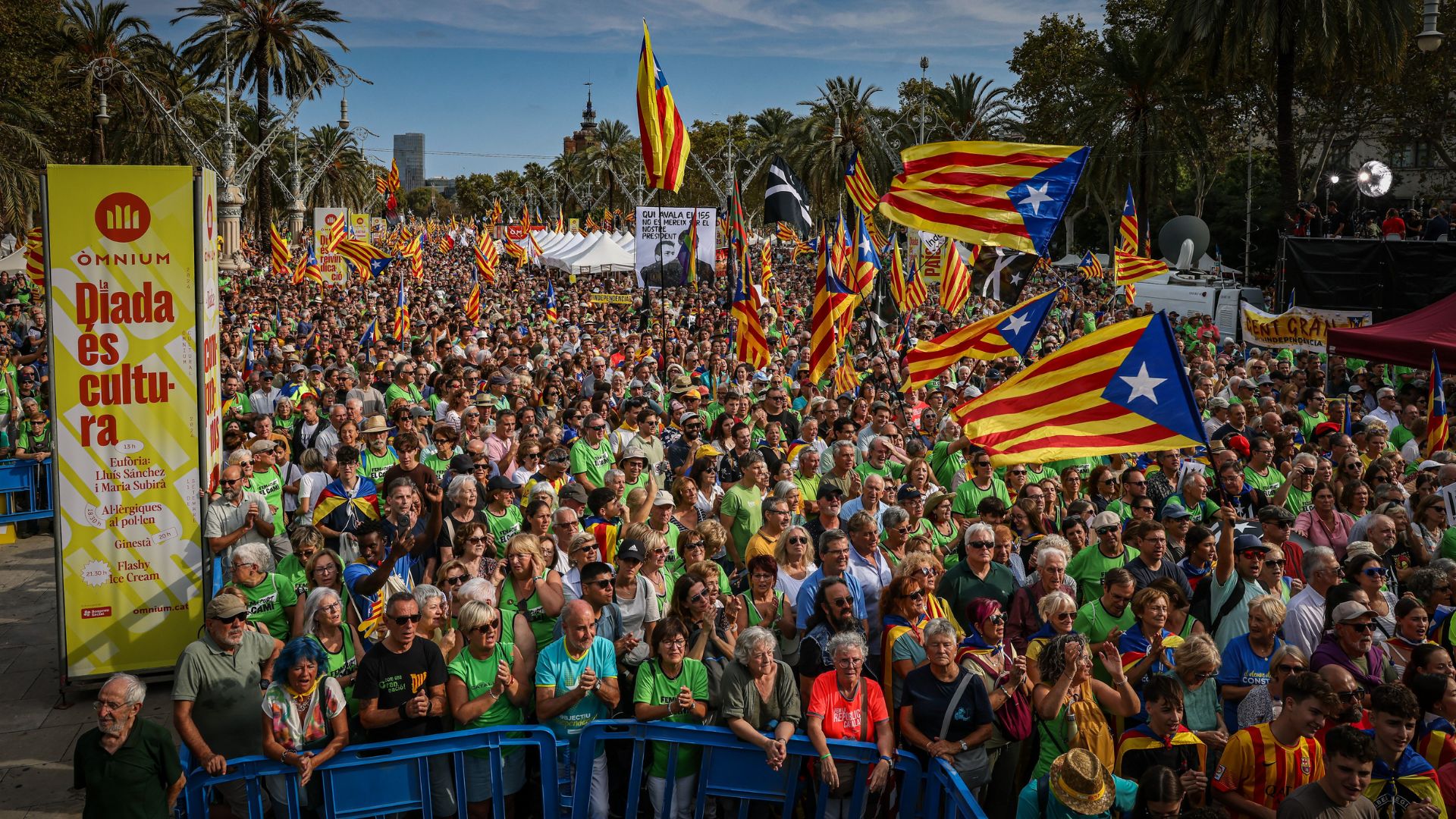 Diada en Barcelona