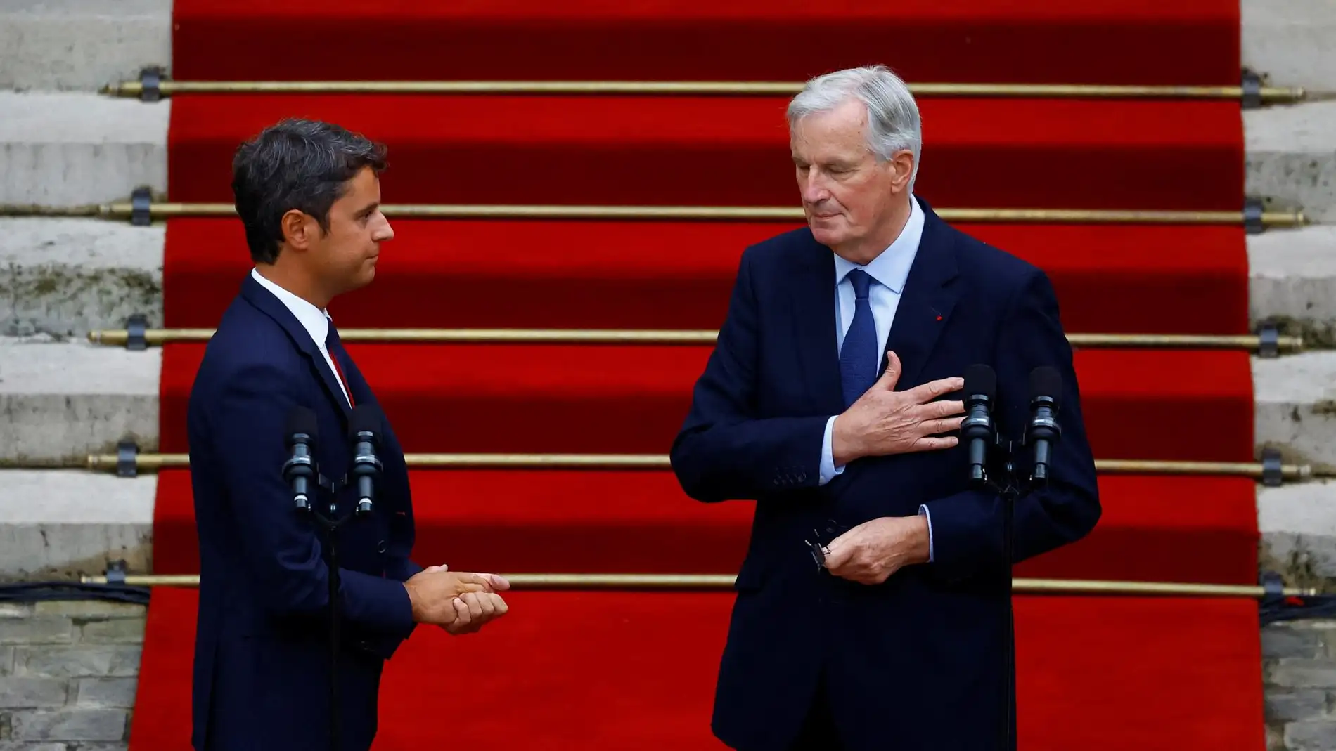 El primer ministro francés Michael Barnier