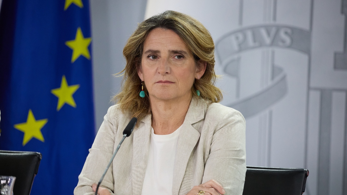 La ministra de Transición Teresa Ribera