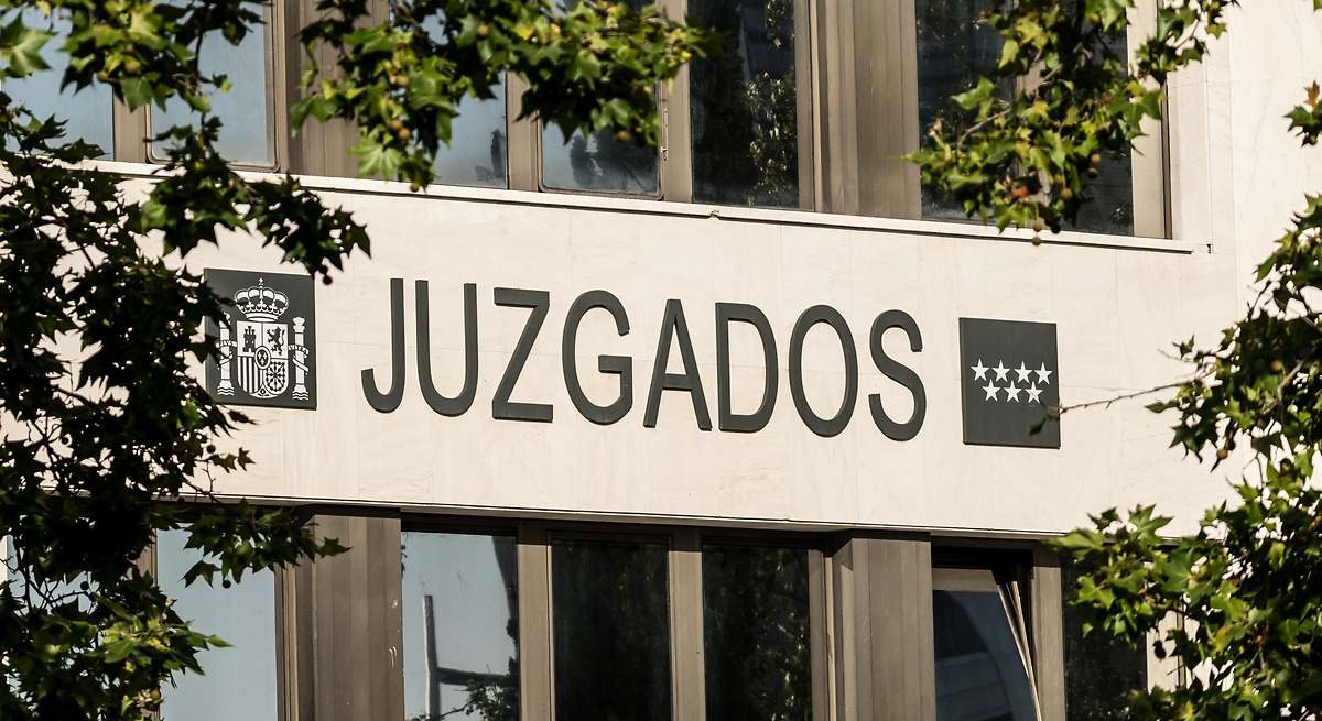 Imagen de la fachada de los juzgados de Plaza de Castilla. Foto: EP.