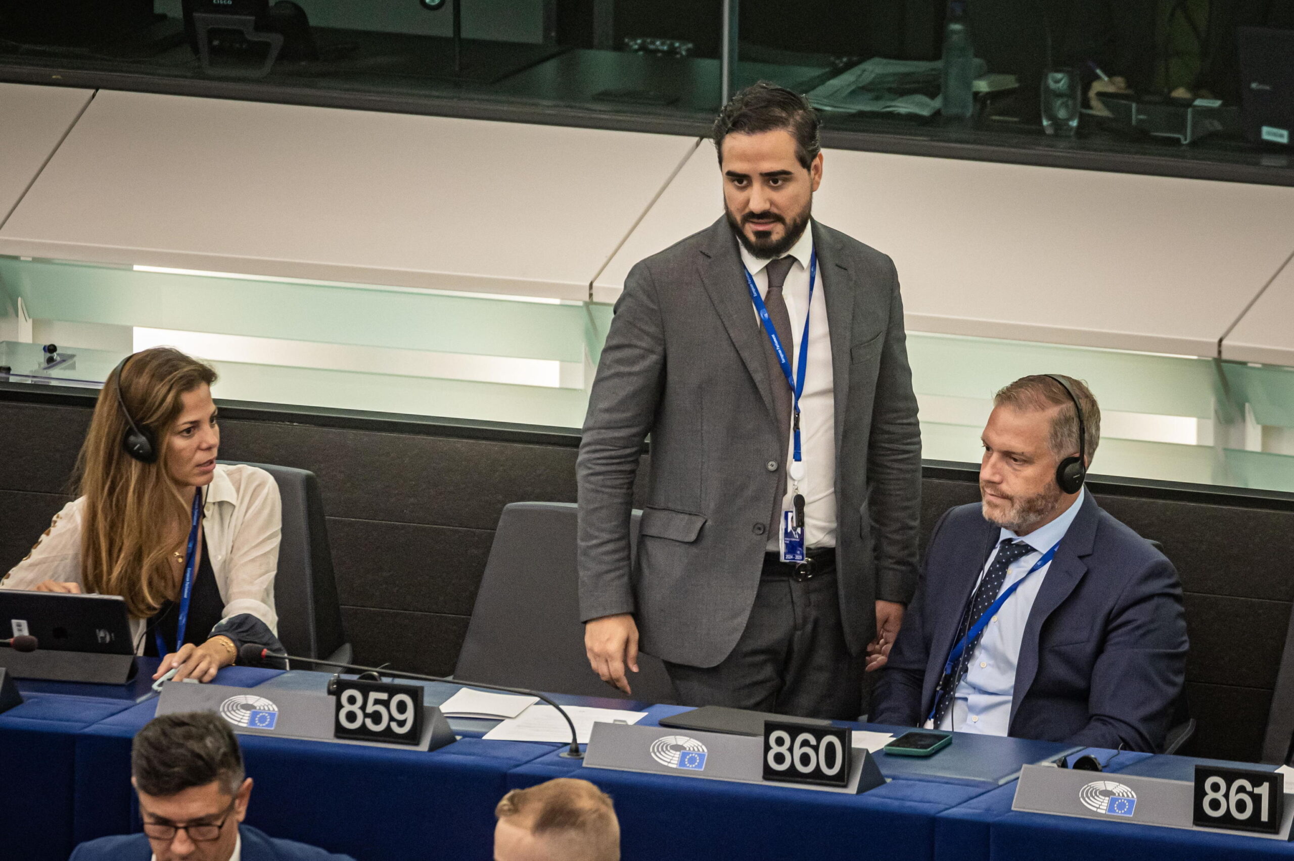 Alvise en el Parlamento Europeo