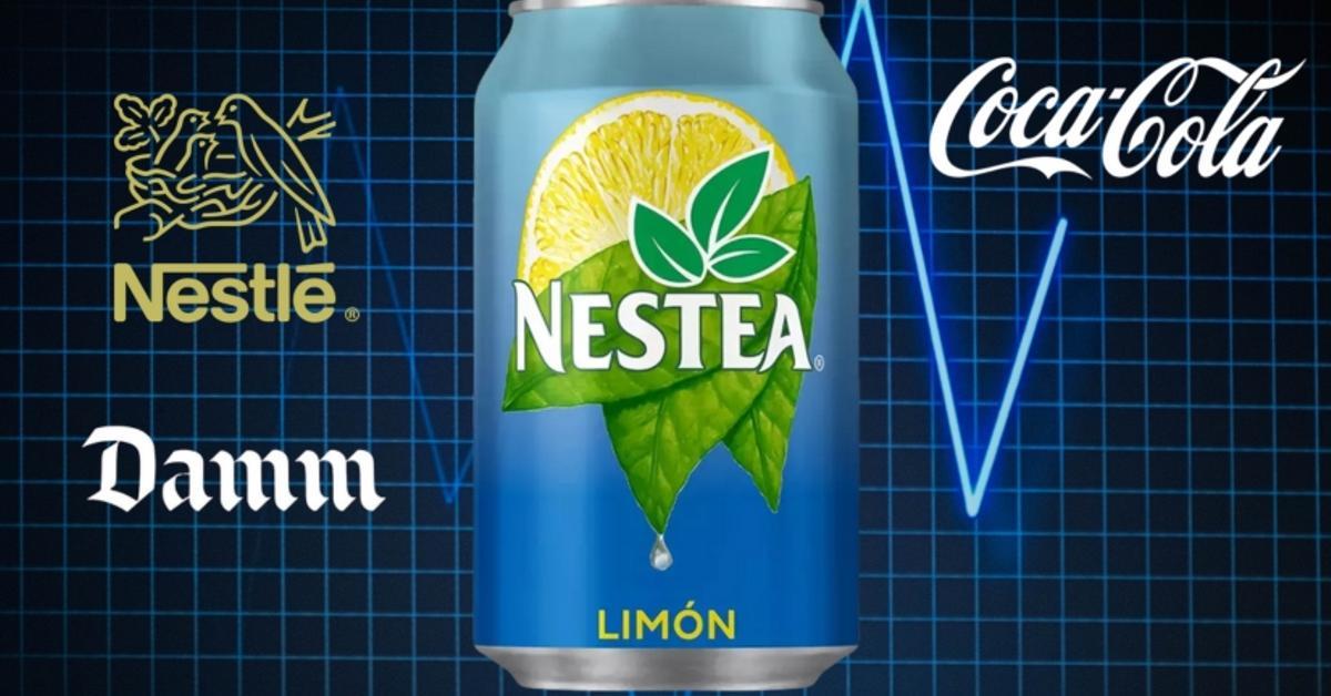 Lata de Nestea y otras marcas