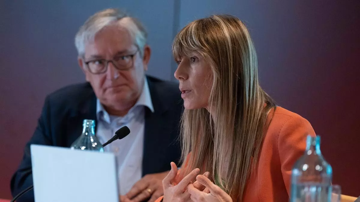 Begoña Gómez en un seminario en el que participó como directora de la cátedra de la UCM. David Zorrakino / Europa Press