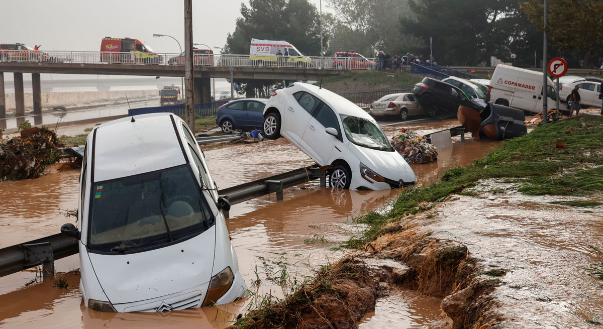 Coches tras la Dana de Valencia