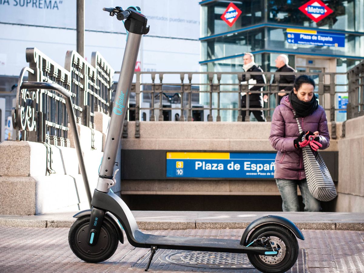 Patinete eléctrico en Madrid