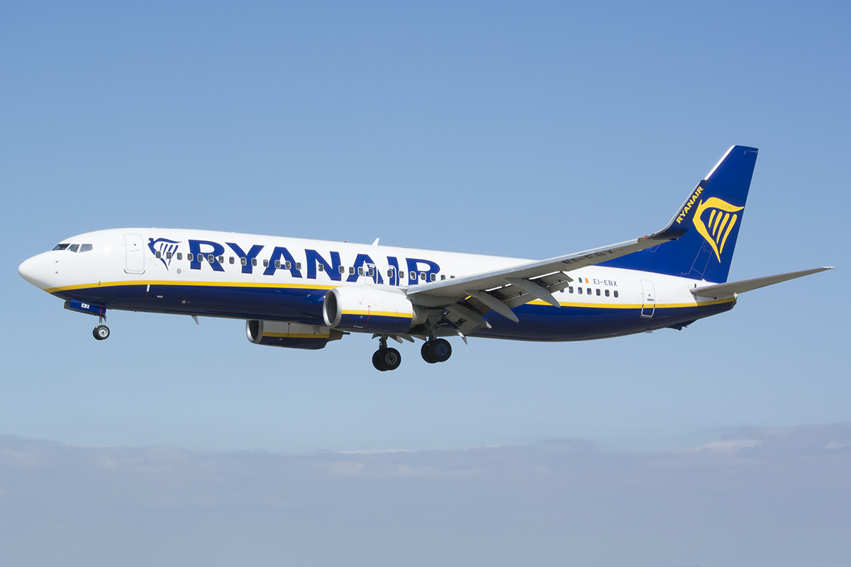 Avión RyanAir