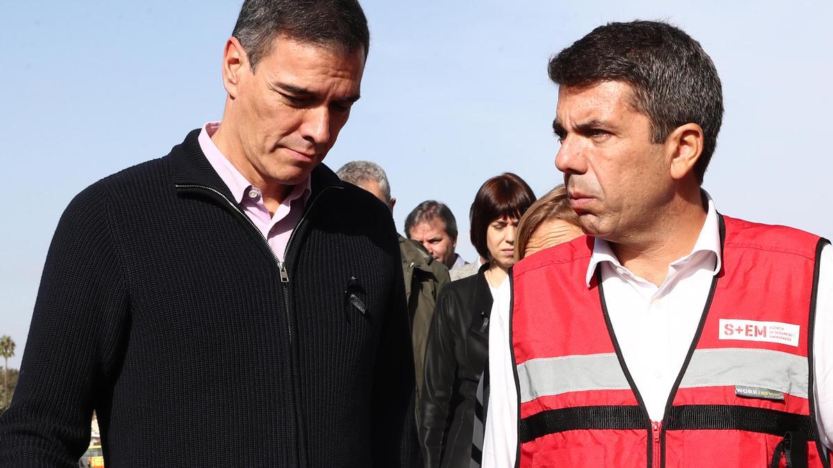 Pedro Sánchez y Carlos Mazón