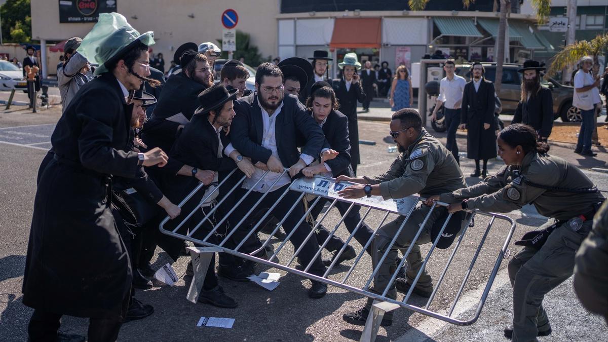 Protestas judíos ultraortodoxos