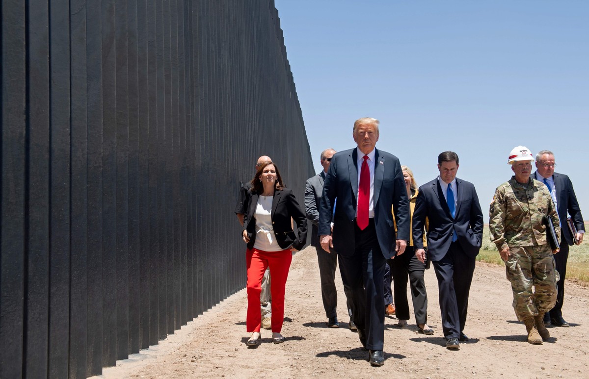 Visita de Trump al muro con México