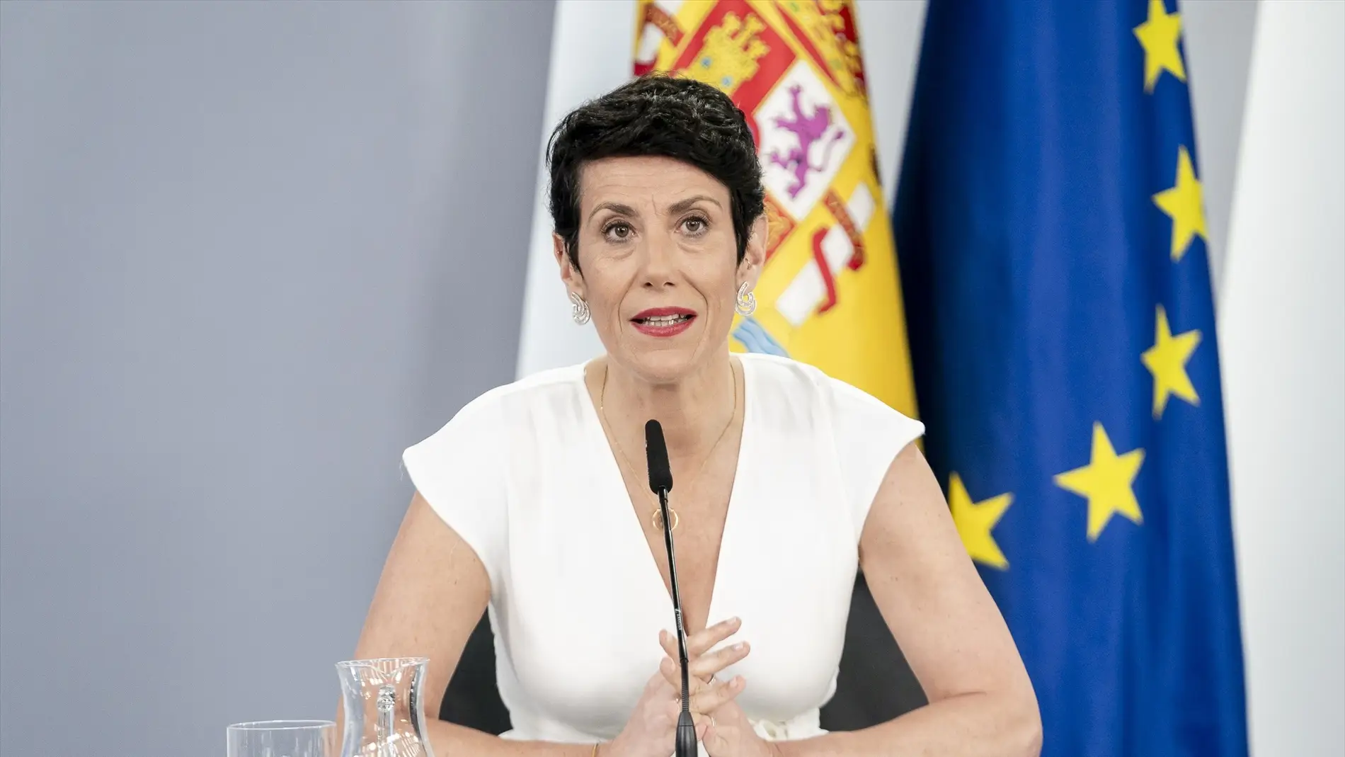 Ministra de Seguridad Social Saiz