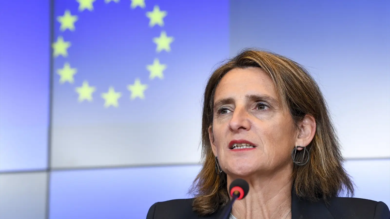 Teresa Ribera tras la reunión del Consejo de Transporte, Telecomunicaciones y Energía de la UE | Frederic Sierakowski/Comisión Europea/Europa Press