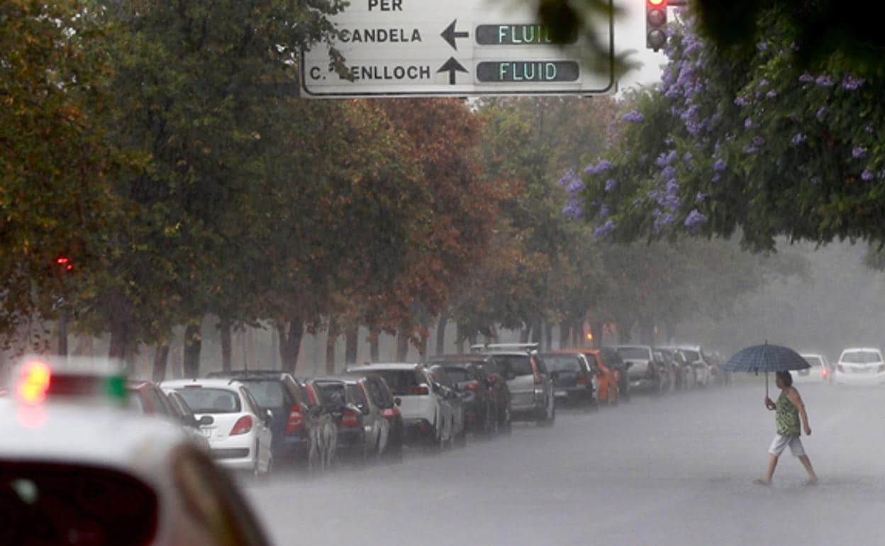 Tormenta en Valencia