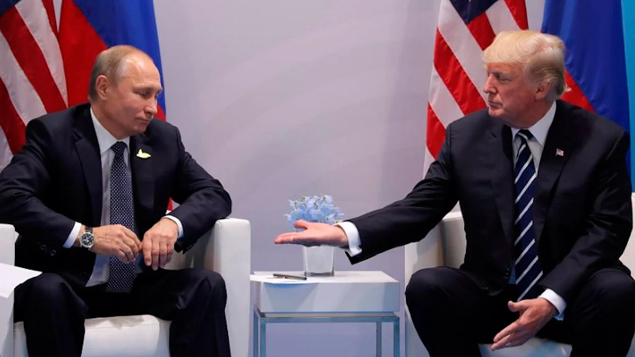 Putin y el presidente estadounidense Trump