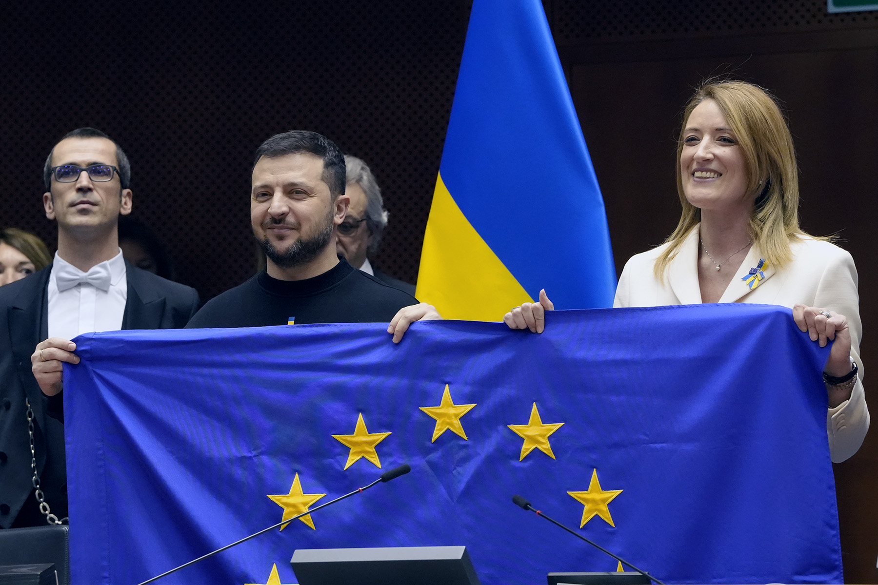 Zelenski en el Parlamento Europeo