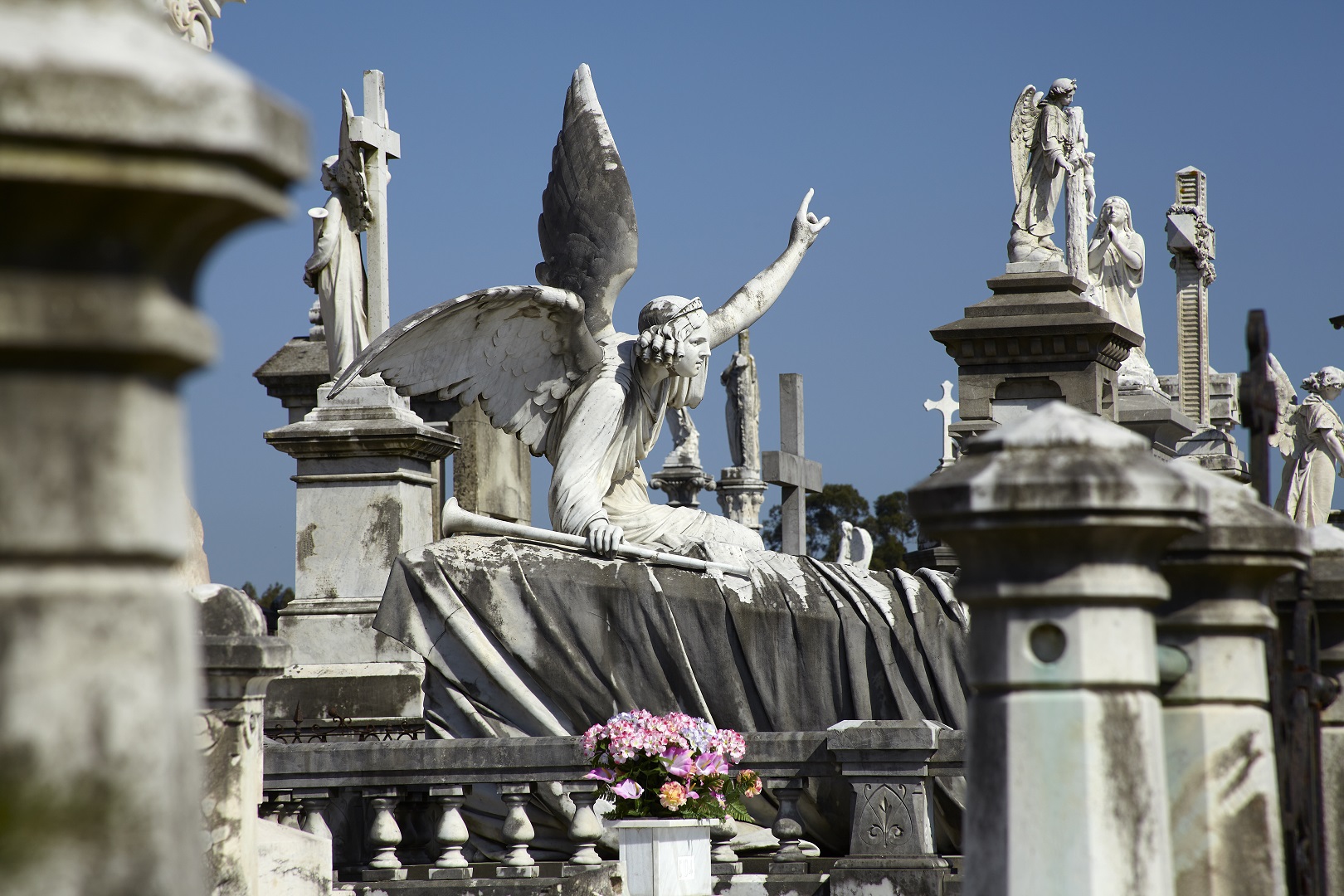 Tumbas del cementerio de La Carriona