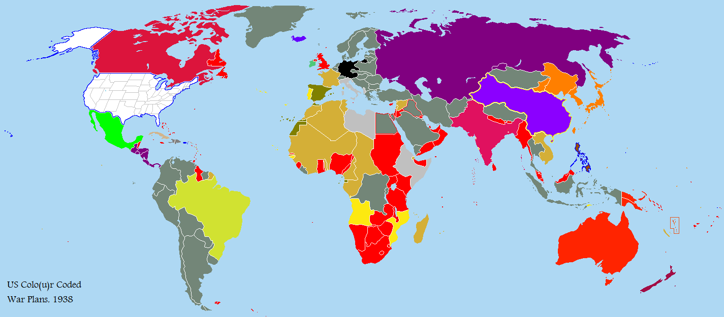 Mapa de colores del "Rainbow War"