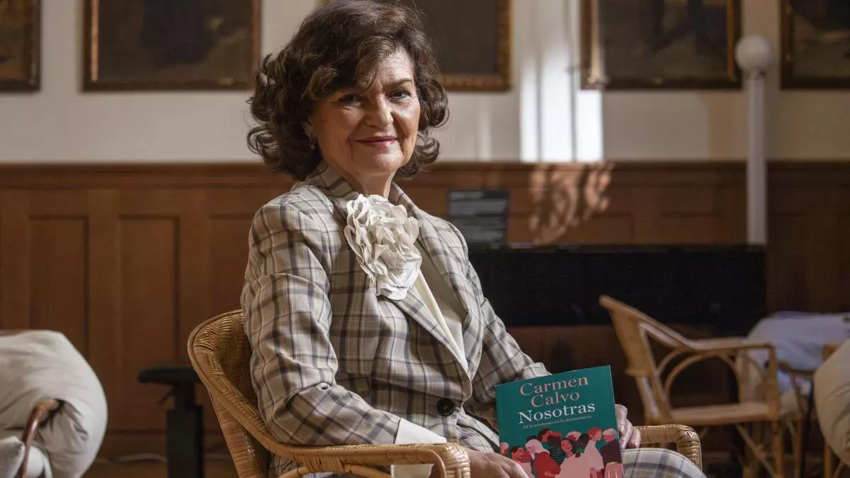 Carmen Calvo en el Ateneo de Madrid. Nando Ochando