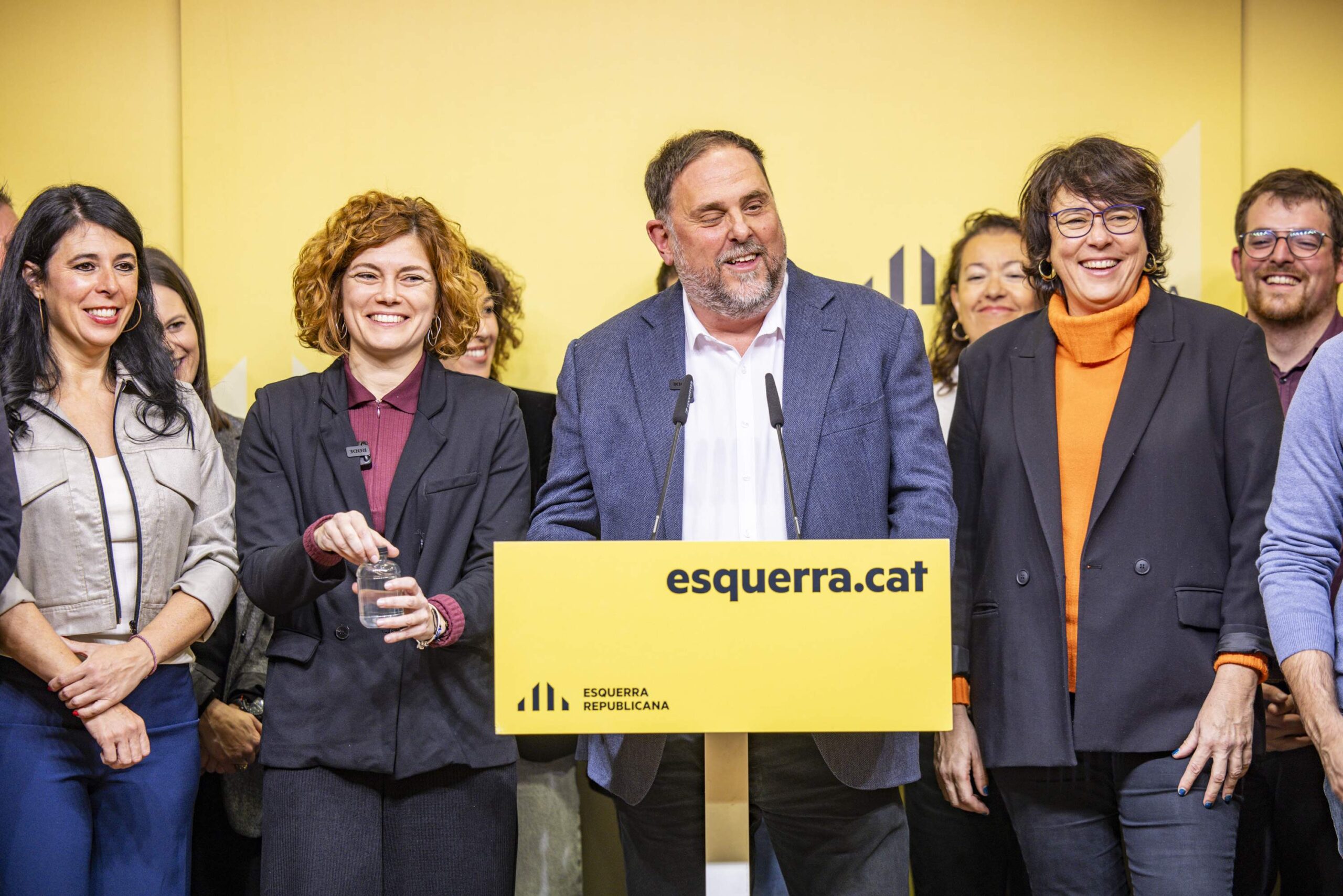 Junqueras y su equipo de gobierno