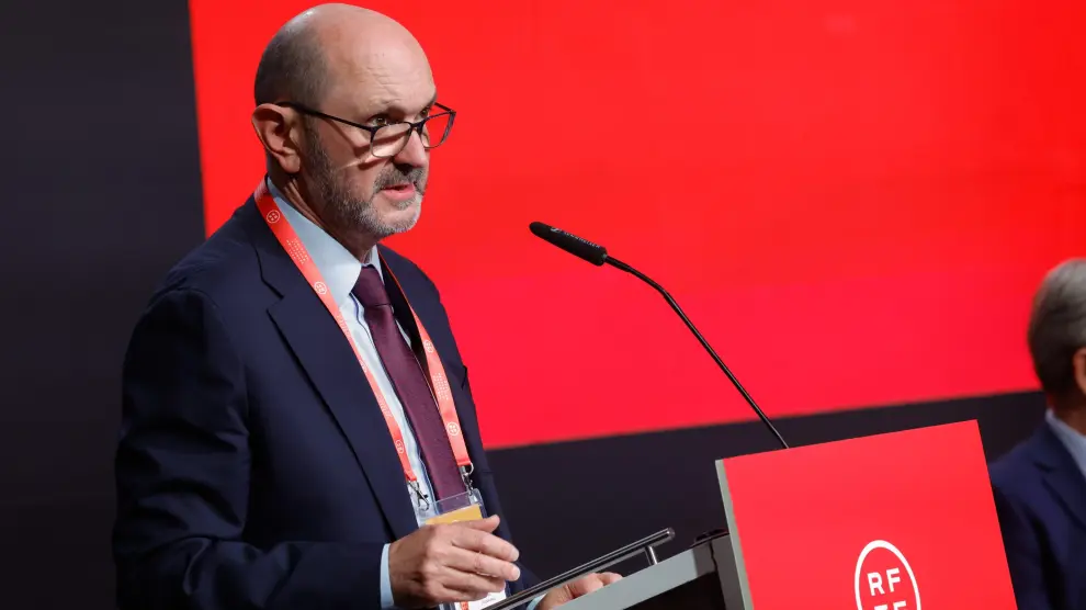 Louzán, después de ser elegido nuevo presidente de la Real Federación Española de Fútbol (RFEF).ZIPI Louzán, después de ser elegido nuevo presidente de la Real Federación Española de Fútbol (RFEF).ZIPI