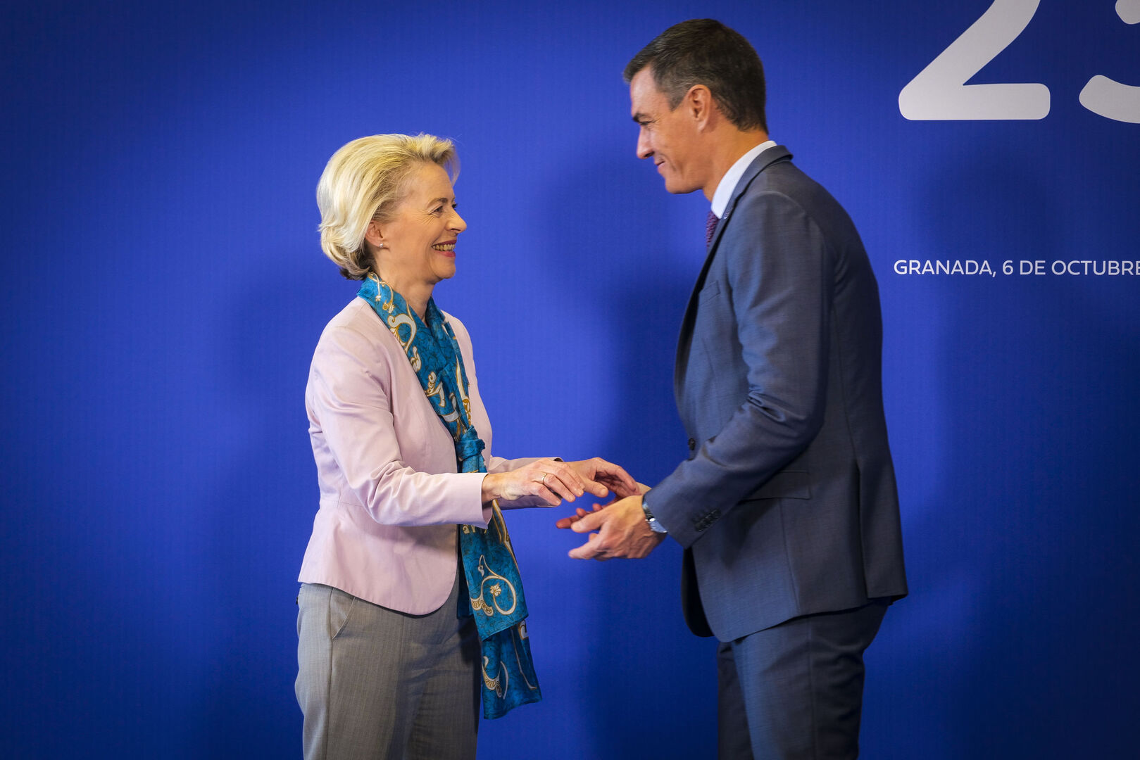 Presidente del Gobierno Sánchez con Von der Leyen