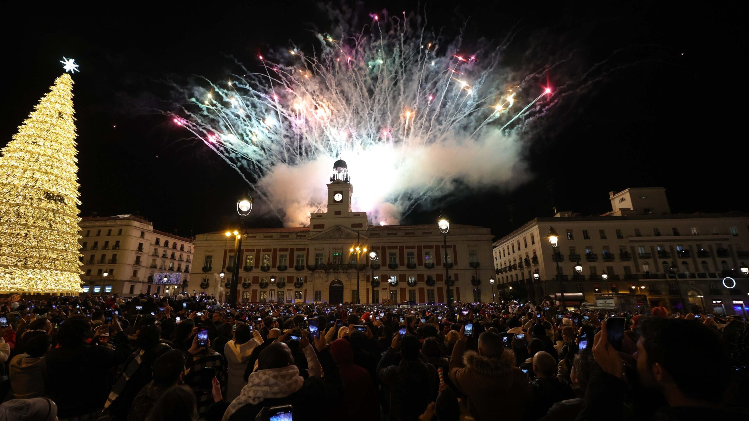 Campanadas en la Puerta del Sol