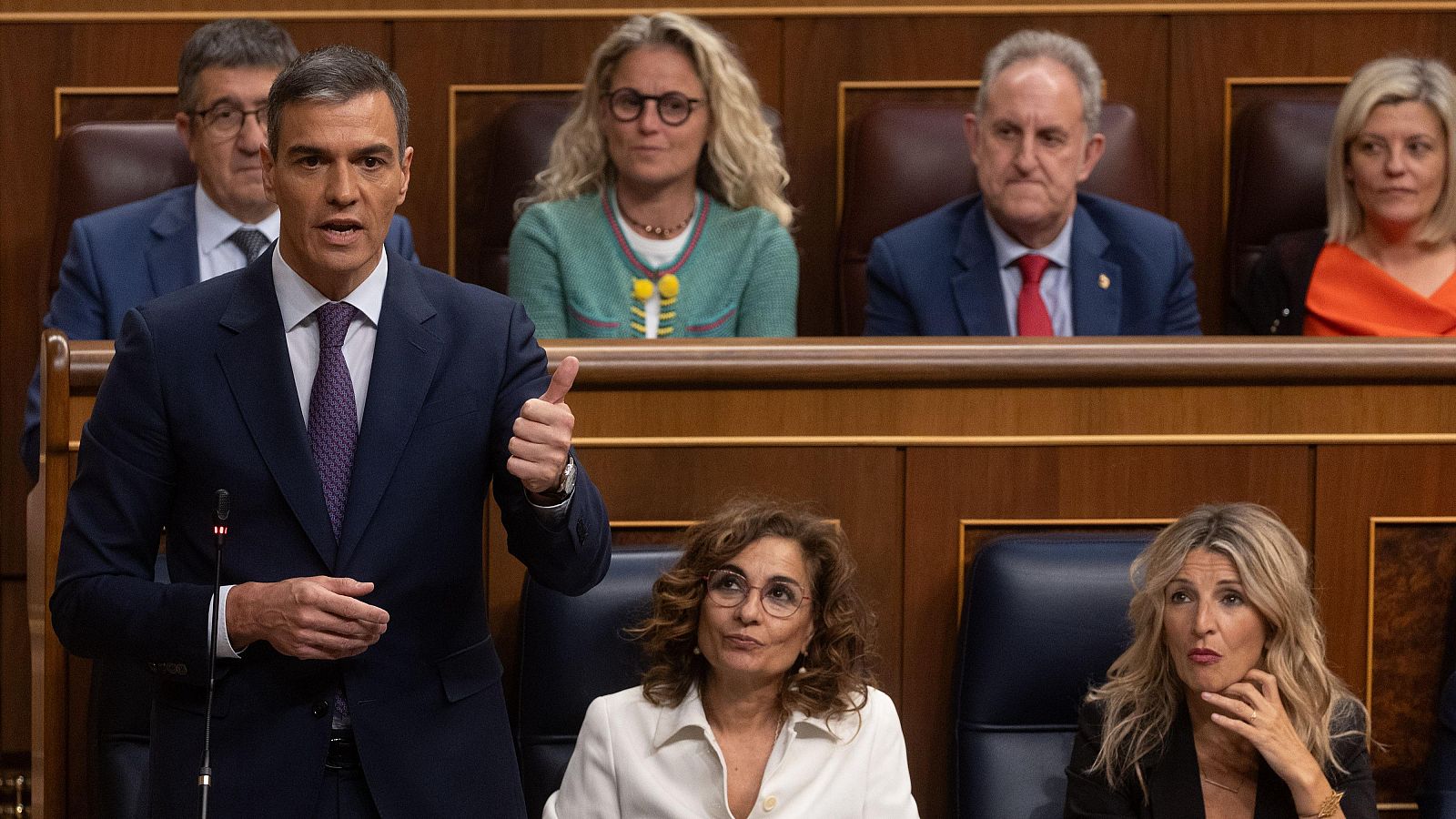 Presidente del Gobierno Sánchez em el Congreso