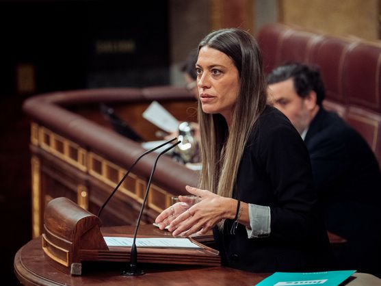 La portavoz de Junts en el Congreso, Miriam Nogueras (Gabriel Luengas / Europa Press)