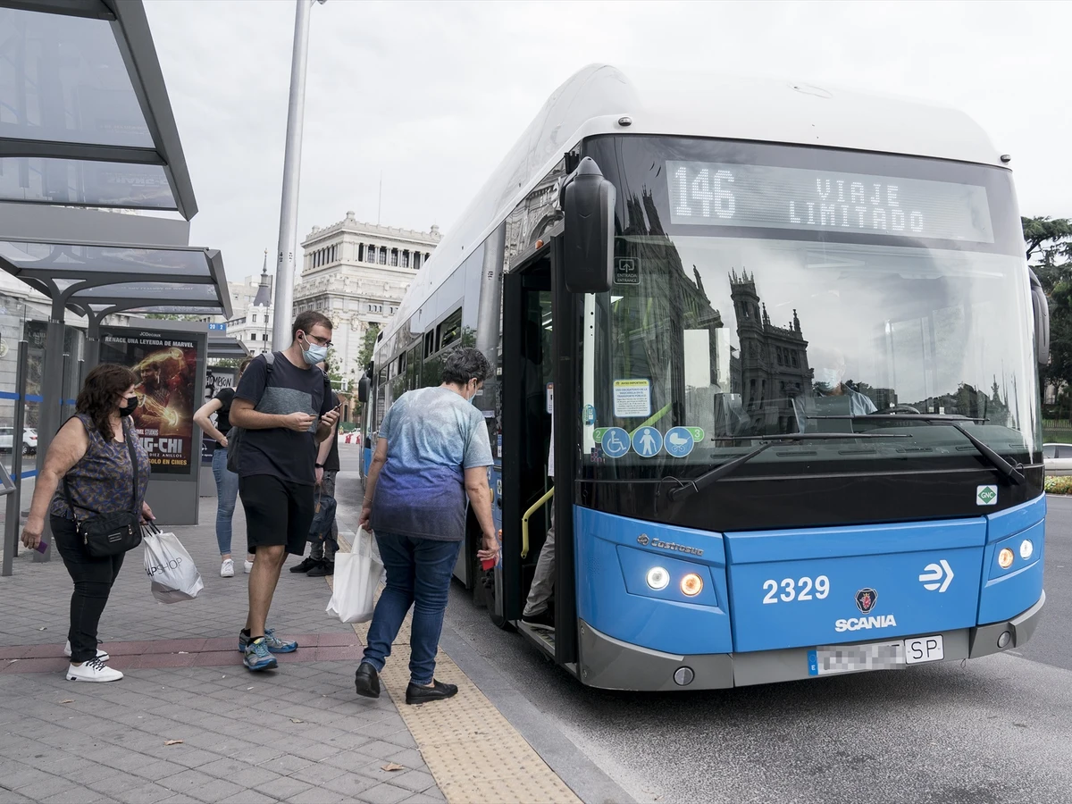 Autobús en Madrid